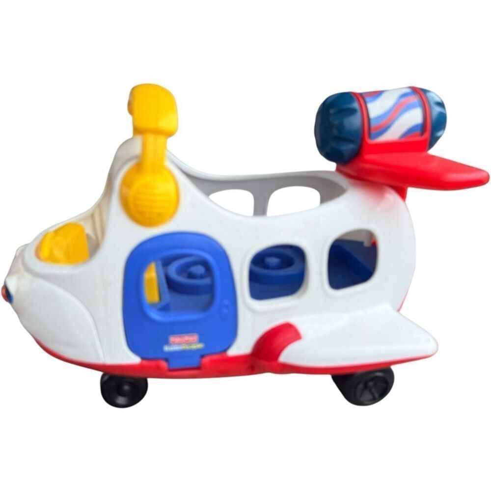 Vintage Fisher Price LITTLE PEOPLE Spin n Fly Lil' Movers Airplane 2009
